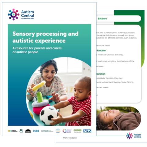 Sensory booklet cover